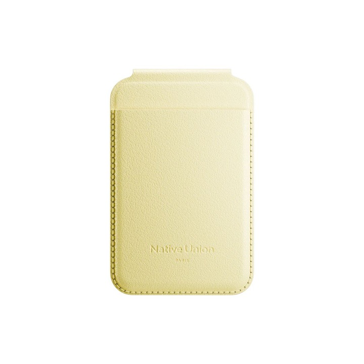 Native Union Active Wallet Stand Lemon, 278325, Pénztárca