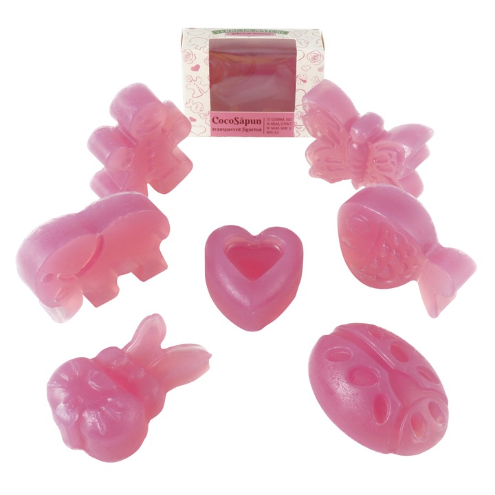 Sapun Verre De Nature cu argan si nalba mare, transparent, 50g