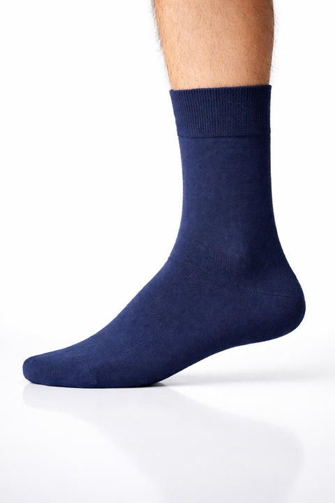 Sosete barbati, Steven, 100% bumbac, Bleumarin, Marime 44-46