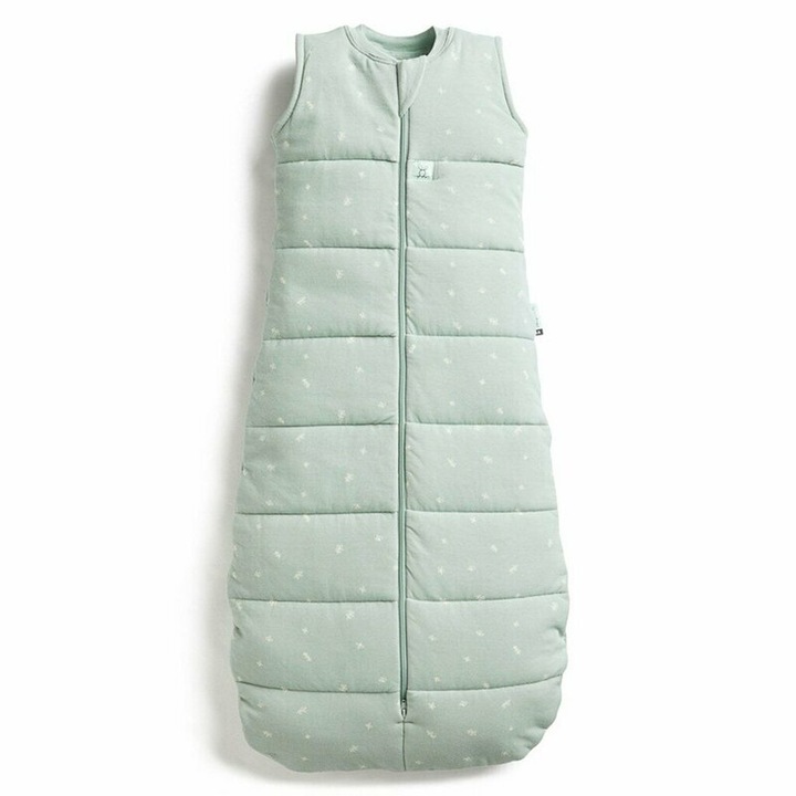 Sac de dormit, ErgoPouch, Jersey, 3-12 luni, 6-10 kg, TOG 2.5, Bumbac organic, Fermoar bidirectional, Lavabil la masina, Croiala slim fit, Certificat non-toxic, Premiat in Australia, Verde