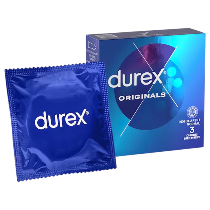 Prezervative Durex Originals - (3 buc)