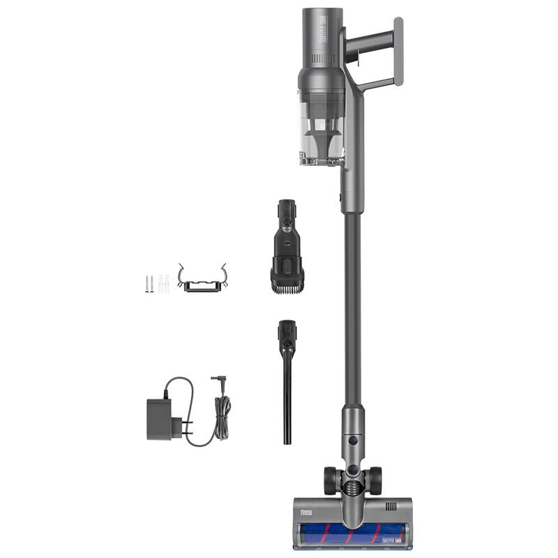Aspirator vertical cu acumulator, 2 in 1, capacitate colectare 0.8 l, Putere 280 W, baterie Li-Ion, filtru HEPA