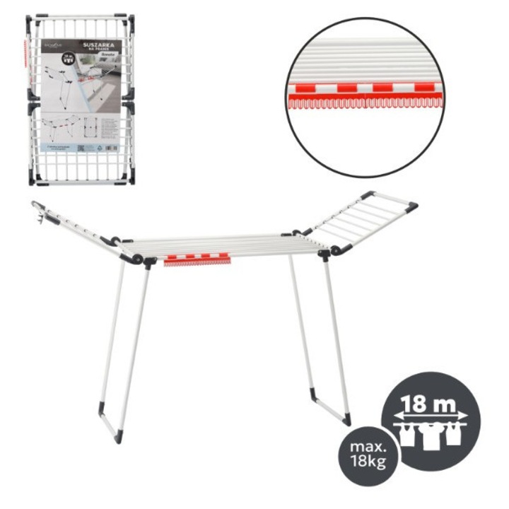 Renata ruhaszárító zoknitartóval 174 x 61 x 106 cm