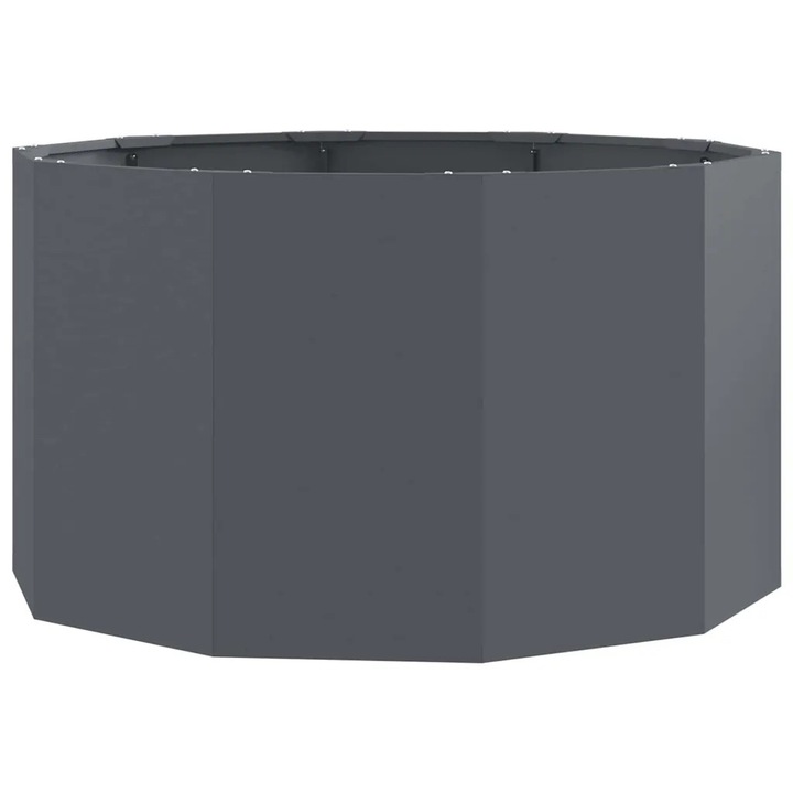 vidaXL Jardiniera Antracit 90 x 90 x 50 cm Otel