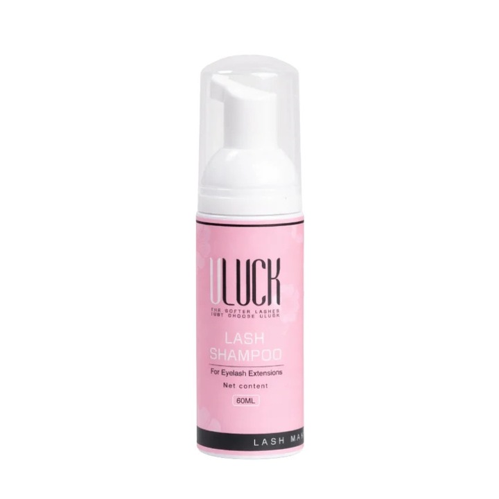 Spuma profesionala pentru curatarea extensiilor de gene Uluck Lash Shampoo, 60ml
