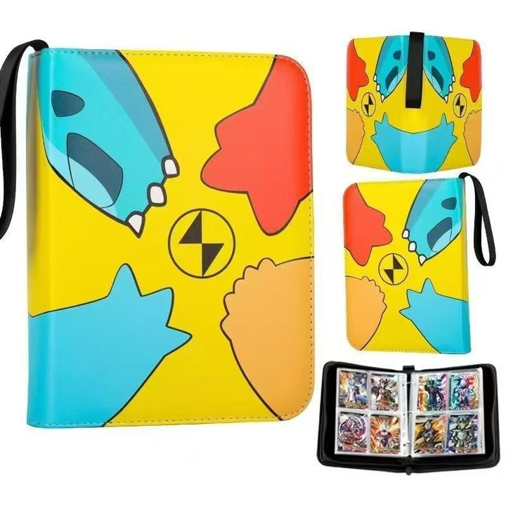 Album de colectie pentru carti, 4 compartimente, 50 pagini, capacitate 400 carti, impermeabil, 2.5"x3.5"