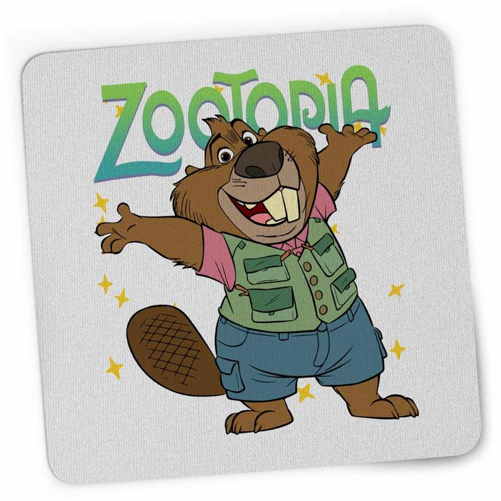 Mousepad Zootopia Nibbles Maplestick Castor Zootropolis, 21x19cm