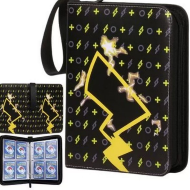 Колекционерски албум за карти, 4 отделения, 50 страници, капацитет 400 карти, водоустойчив