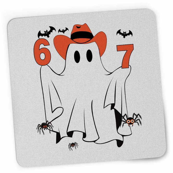 Mousepad Six Seven Fantoma 67 Halloween, 21x19cm