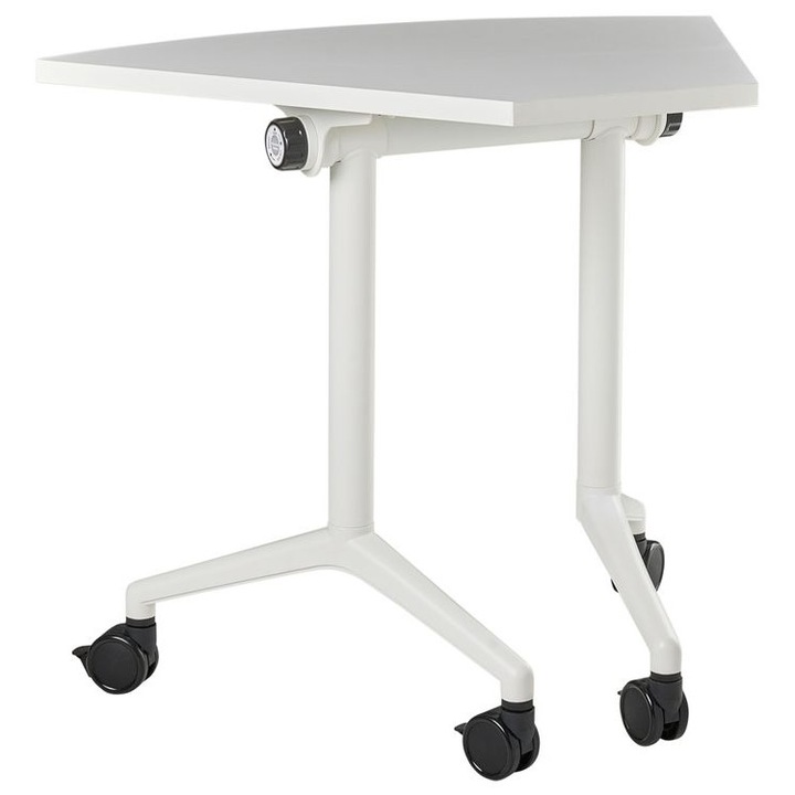 Birou pliabil modular pe colt Cavi Alb 90 cm 64 cm