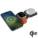 Încărcător magnetic Cubenest Qi2 3-în-1 wireless pliabil alb EQ310