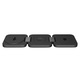 Încărcător magnetic Cubenest Qi2 3-în-1 wireless pliabil alb EQ310