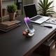 Încărcător magnetic Cubenest Qi2 3-în-1 wireless pliabil alb EQ310