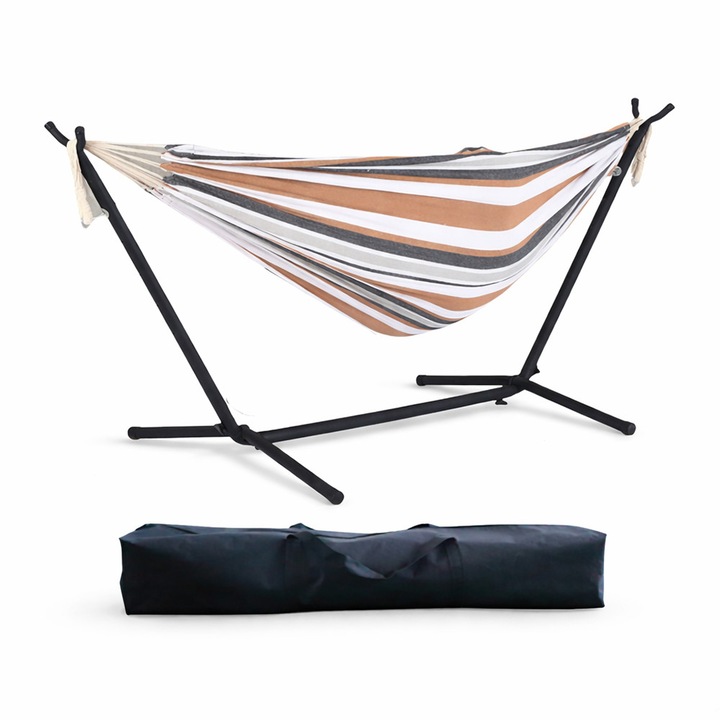 Leziter Elani hamac de grădină cu suport bej