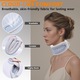 Guler cervical, ajustabil, spuma moale, pentru suportul gatului, Lunniquee®, Gri