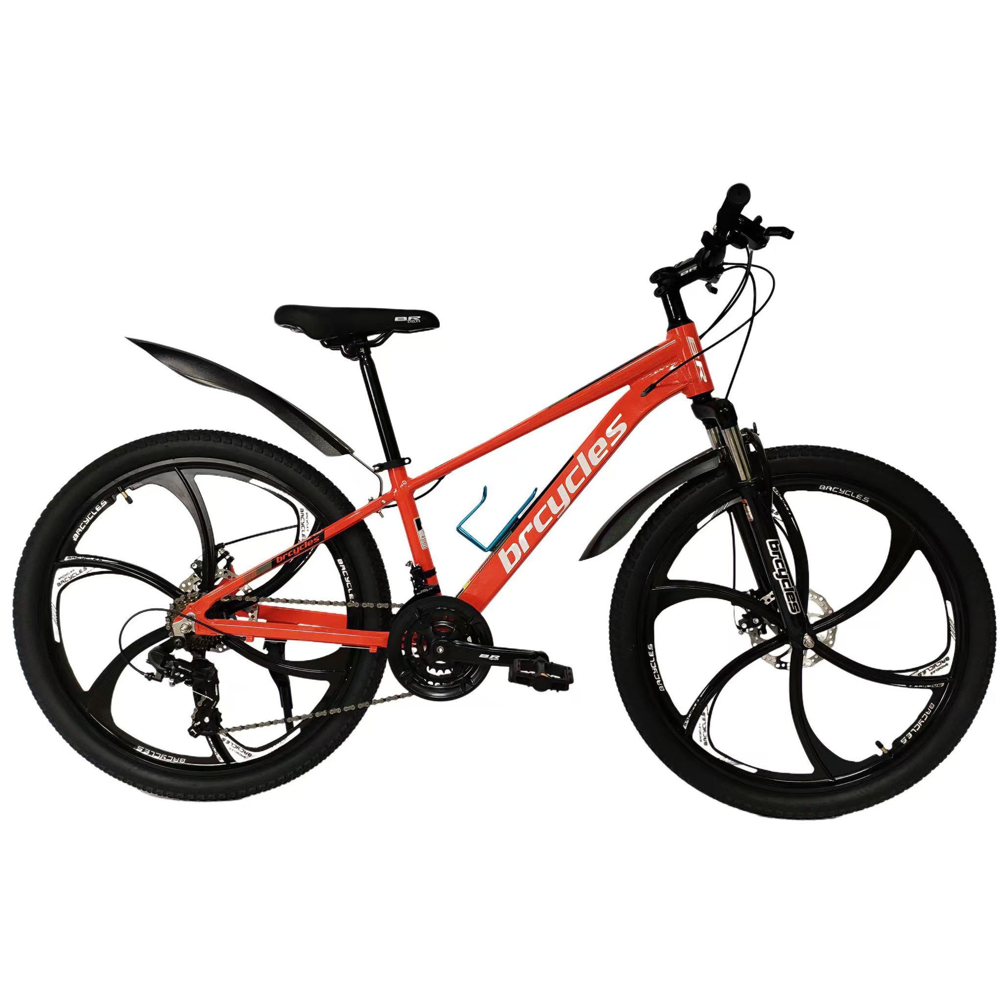 Bicicleta MTB 26 EightyEight, marime cadru L, alb-rosu - eMAG.ro