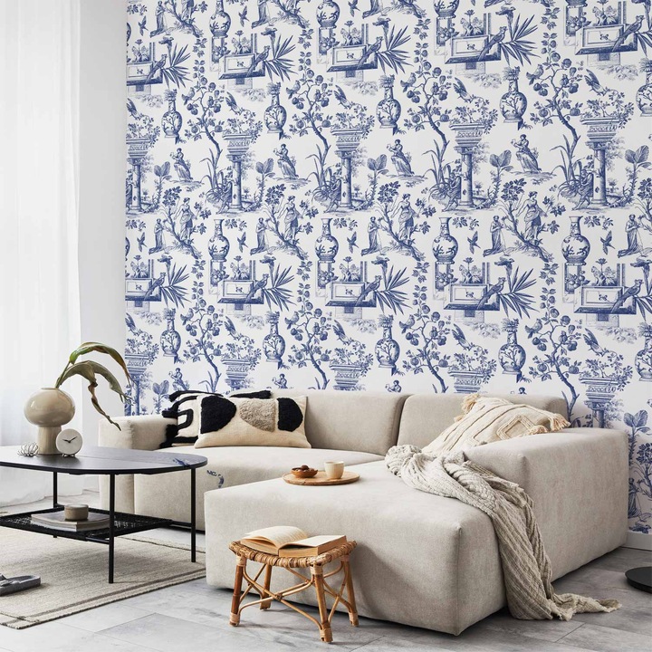 Tapet Standard - Blue antique - 50 x 1000 cm