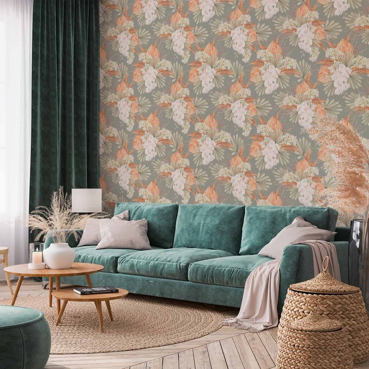 Tapet Standard - Exotic bouquets - 50 x 1000 cm