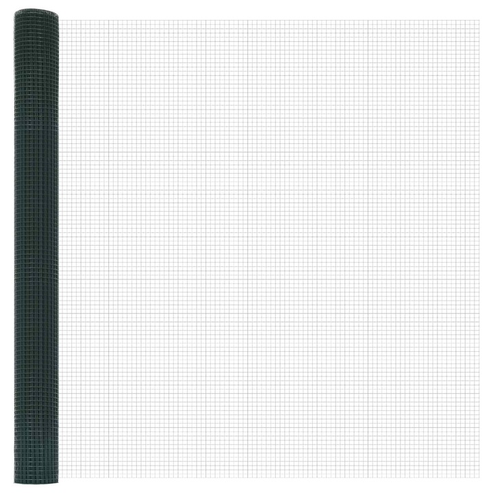 vidaXL Hegesztett Drótháló Kerítés Zöld 1.6 x 10 m 42005052
