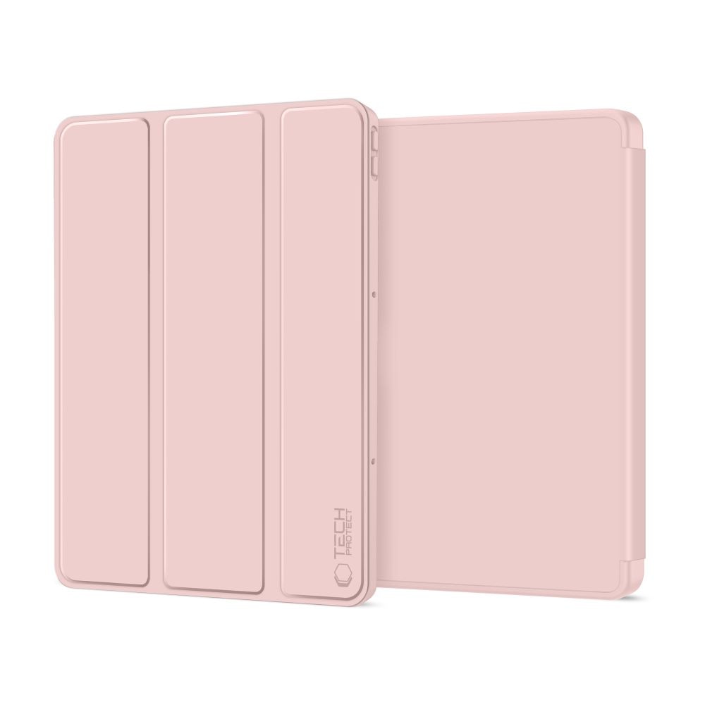 Husa Tech-Protect SmartCase Pen compatibila cu Lenovo Idea Tab Plus, 12.1 inch, Roz