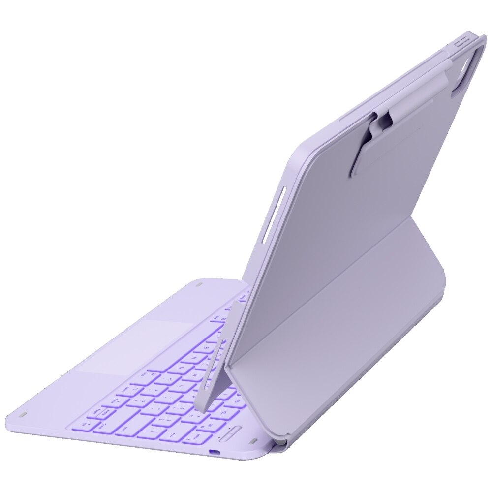 Carcasa cu tastatura Typecase Edge Plus compatibila cu iPad Air 13 inch 2024 / 2025, Mov