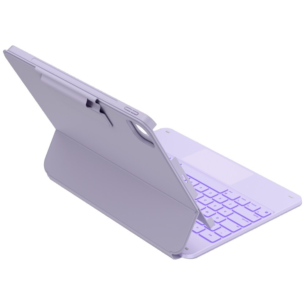 Carcasa cu tastatura Typecase Edge Plus compatibila cu iPad Air 13 inch 2024 / 2025, Mov