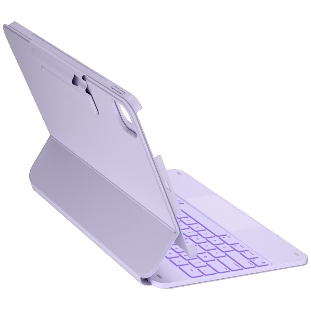 Carcasa cu tastatura Typecase Edge Plus compatibila cu iPad Air 13 inch 2024 / 2025, Mov