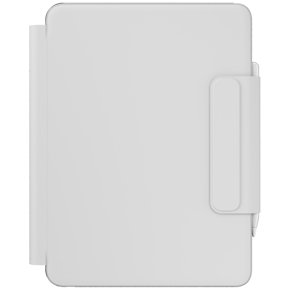 Carcasa cu tastatura Typecase Edge Plus compatibila cu iPad 11 inch (A16) 2025 / iPad 10.9 inch 2022, Alb