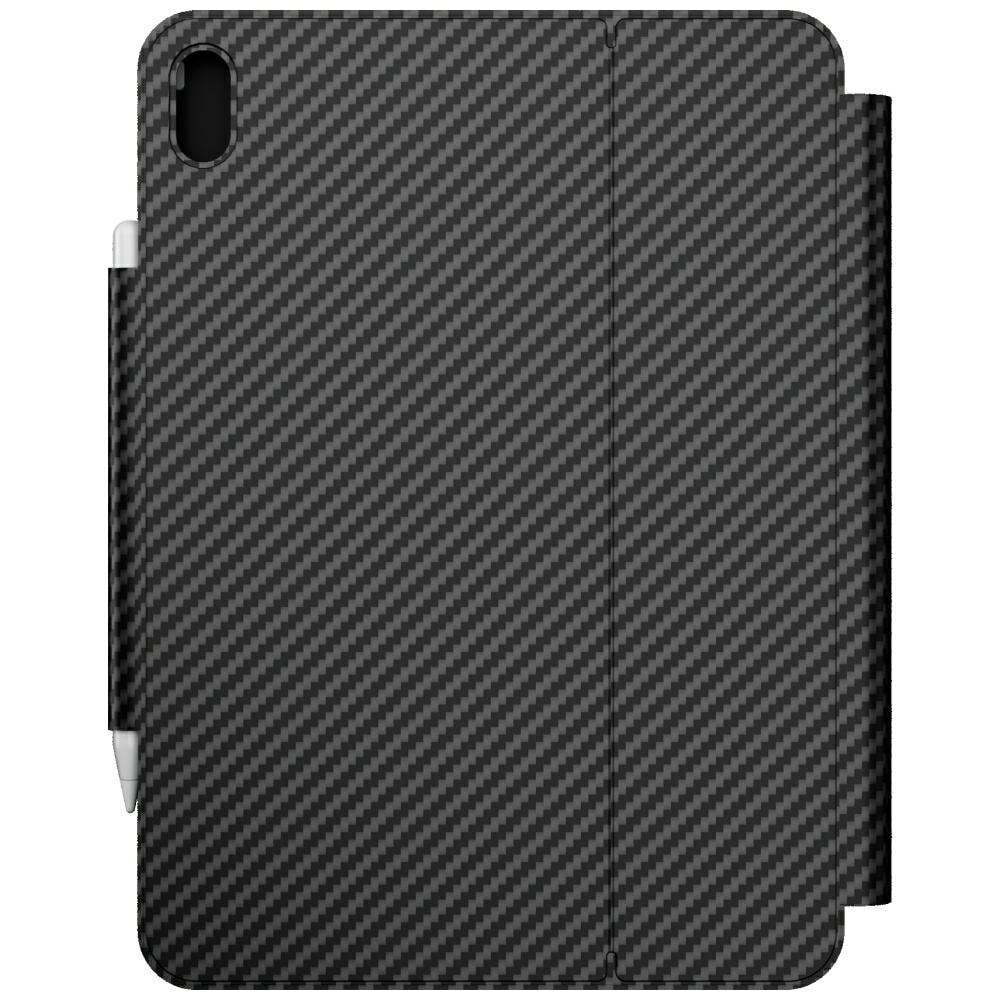 Carcasa cu tastatura Typecase Edge Plus compatibila cu iPad 11 inch (A16) 2025 / iPad 10.9 inch 2022, Carbon Fiber