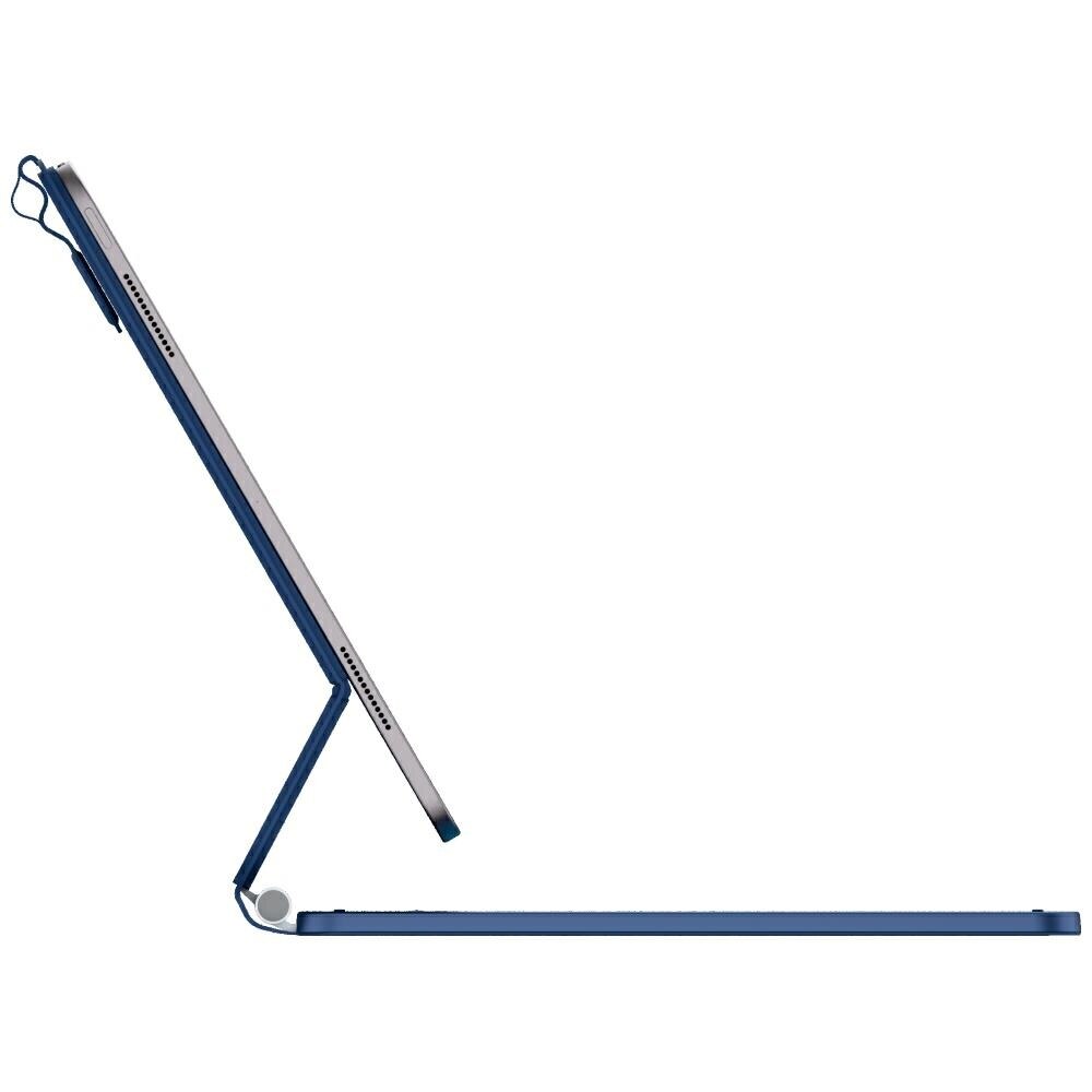 Carcasa cu tastatura Typecase Edge compatibila cu iPad Pro 13 inch 2024 / 2025, Pacific Blue