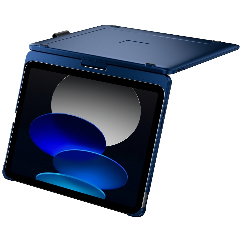 Carcasa cu tastatura Typecase Flexbook Touch compatibila cu iPad 11 inch (A16) 2025 / iPad 10.9 inch 2022, Dark Blue