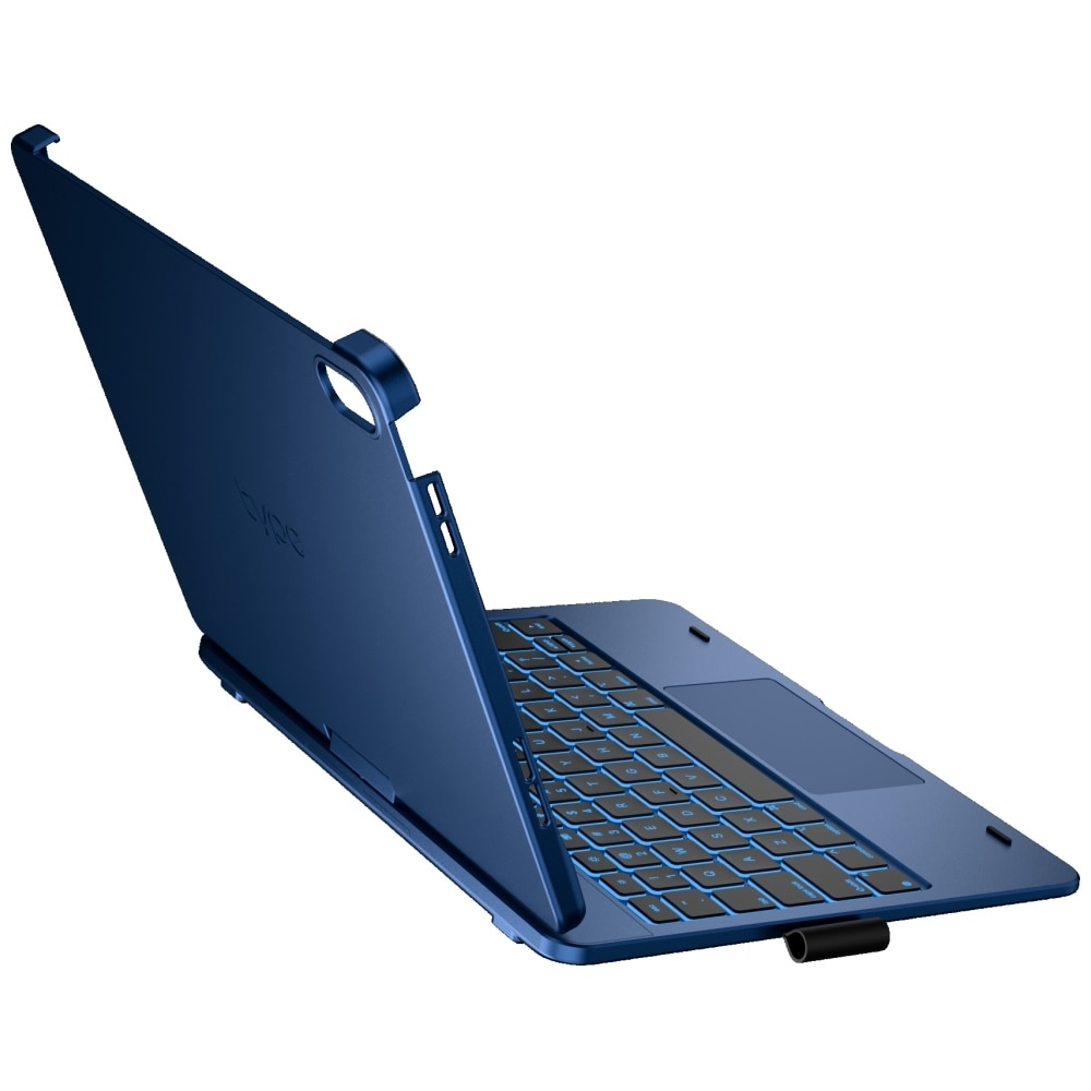 Carcasa cu tastatura Typecase Flexbook Touch compatibila cu iPad 11 inch (A16) 2025 / iPad 10.9 inch 2022, Dark Blue