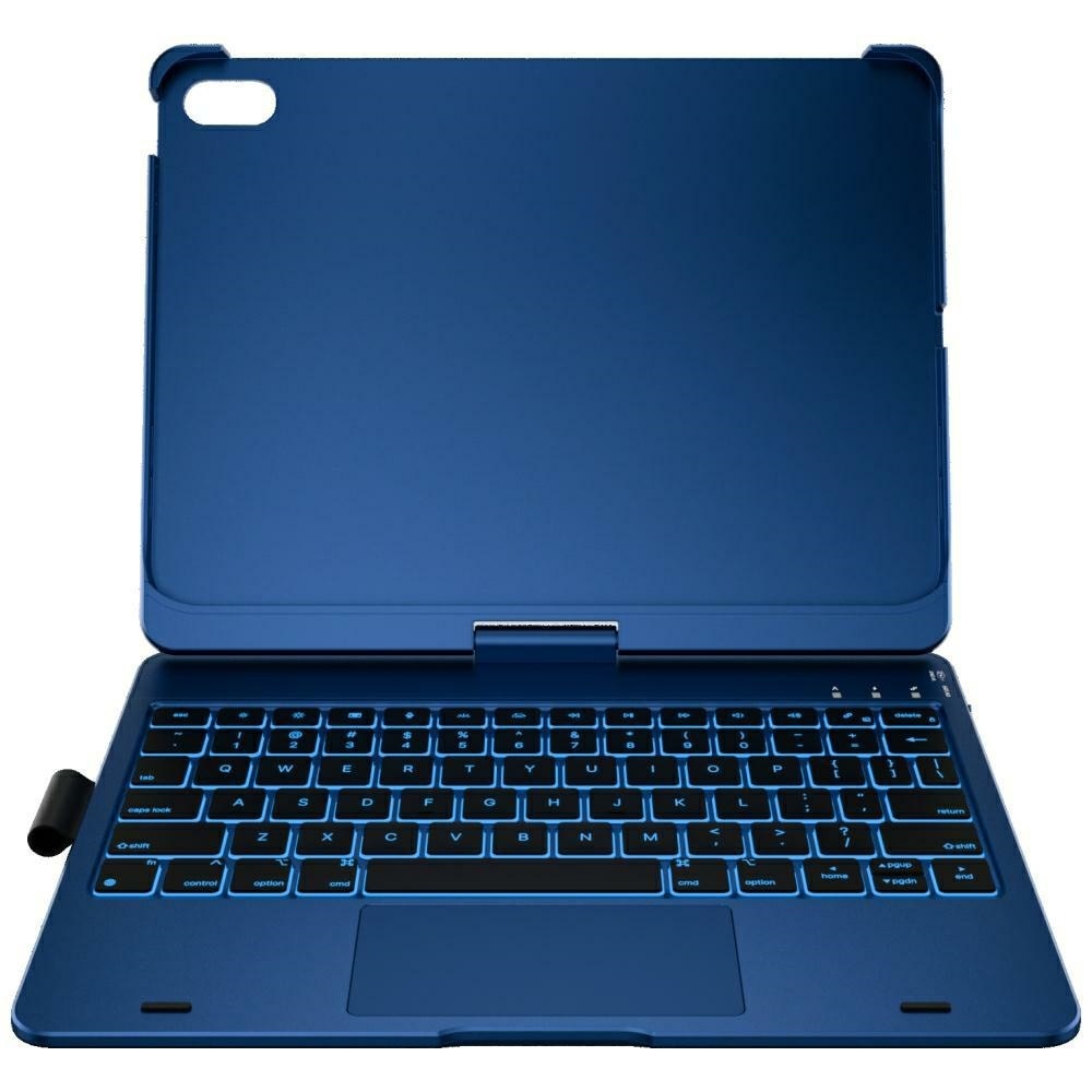 Carcasa cu tastatura Typecase Flexbook Touch compatibila cu iPad 11 inch (A16) 2025 / iPad 10.9 inch 2022, Dark Blue
