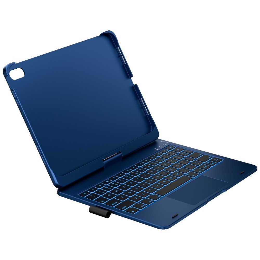 Carcasa cu tastatura Typecase Flexbook Touch compatibila cu iPad 11 inch (A16) 2025 / iPad 10.9 inch 2022, Dark Blue