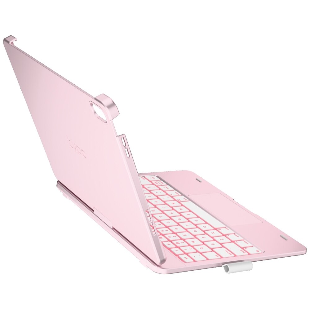 Carcasa cu tastatura Typecase Flexbook Touch compatibila cu iPad 11 inch (A16) 2025 / iPad 10.9 inch 2022, Roz