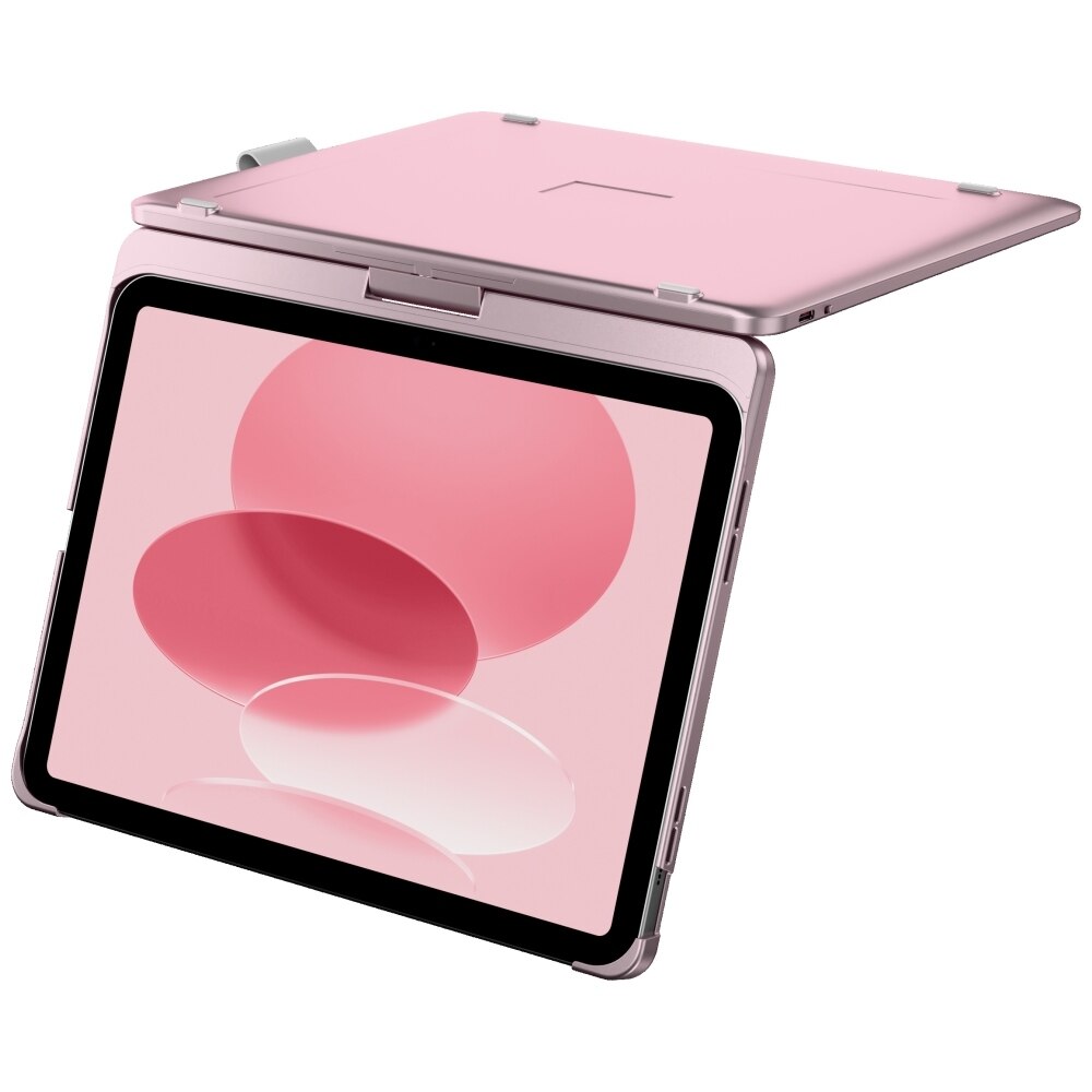 Carcasa cu tastatura Typecase Flexbook Touch compatibila cu iPad 11 inch (A16) 2025 / iPad 10.9 inch 2022, Roz