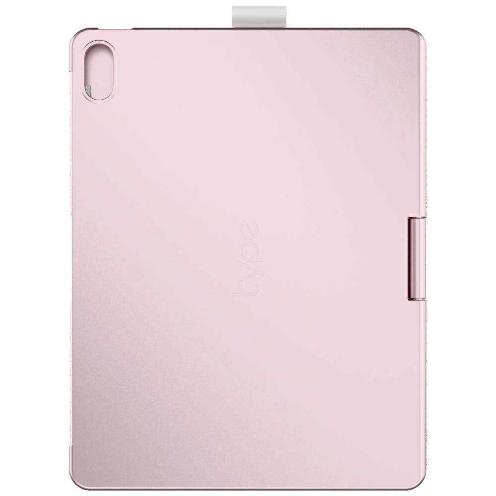 Carcasa cu tastatura Typecase Flexbook Touch compatibila cu iPad 11 inch (A16) 2025 / iPad 10.9 inch 2022, Roz