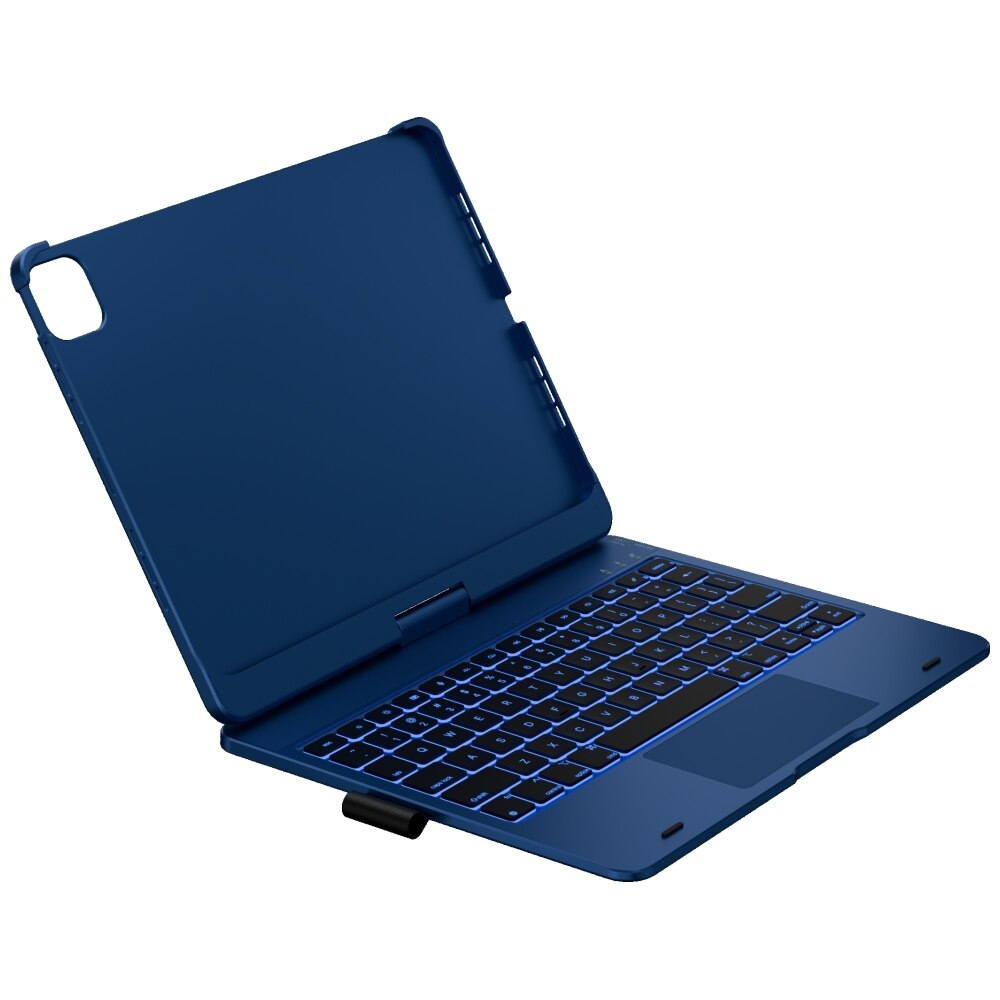 Carcasa cu tastatura Typecase Flexbook Touch compatibila cu iPad Pro 11 inch 2024 / 2025, Dark Blue