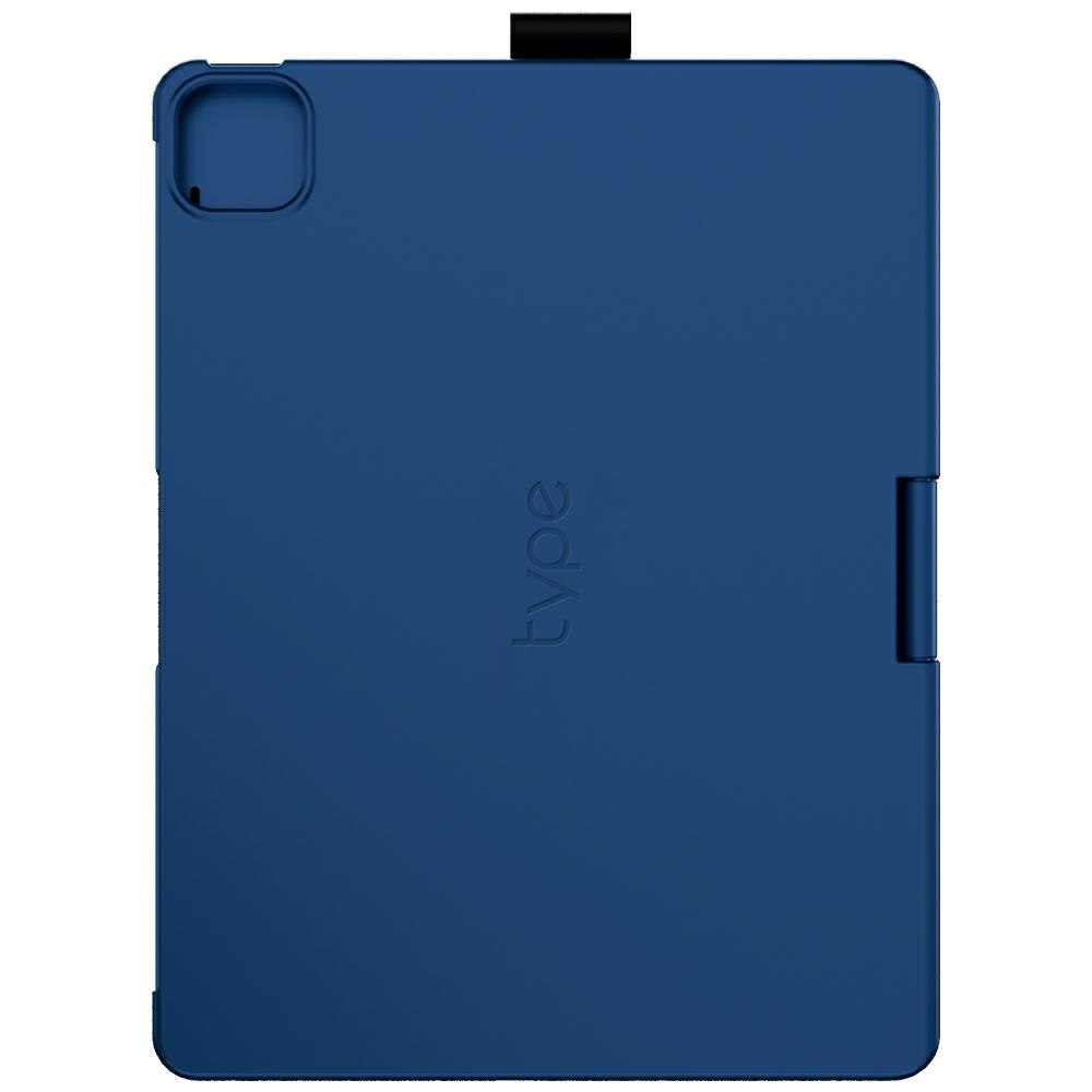 Carcasa cu tastatura Typecase Flexbook Touch compatibila cu iPad Pro 11 inch 2024 / 2025, Dark Blue