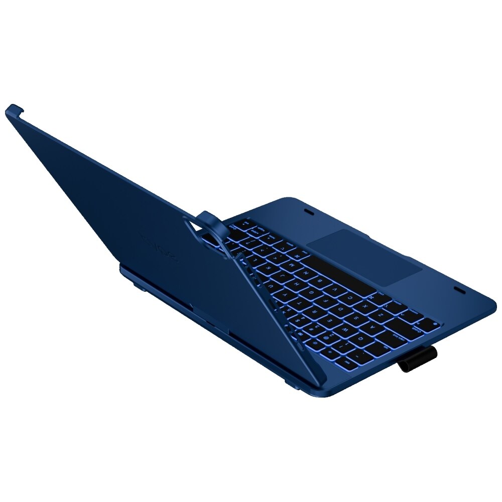 Carcasa cu tastatura Typecase Flexbook Touch compatibila cu iPad Pro 11 inch 2024 / 2025, Dark Blue
