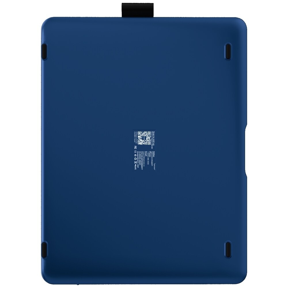 Carcasa cu tastatura Typecase Flexbook Touch compatibila cu iPad Pro 11 inch 2024 / 2025, Dark Blue