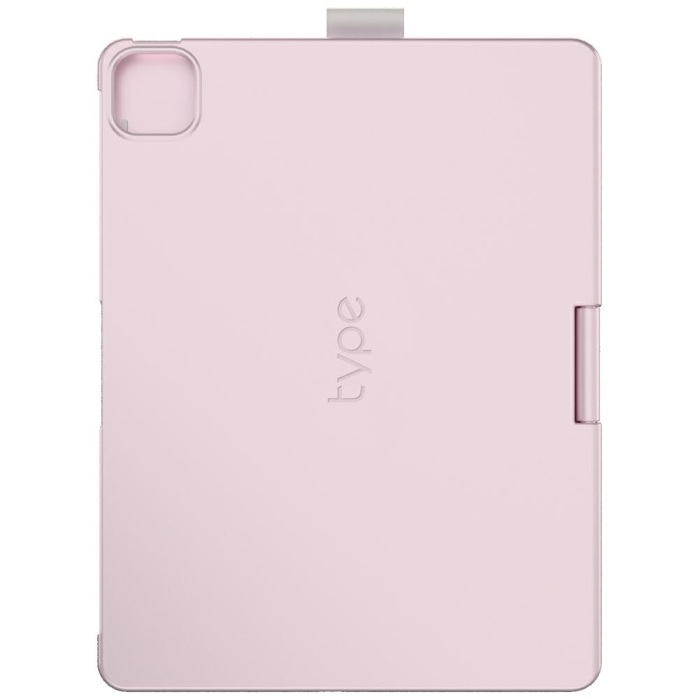 Carcasa cu tastatura Typecase Flexbook Touch compatibila cu iPad Pro 11 inch 2024 / 2025, Roz