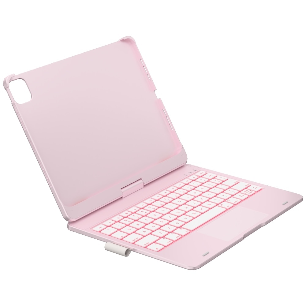 Carcasa cu tastatura Typecase Flexbook Touch compatibila cu iPad Pro 11 inch 2024 / 2025, Roz