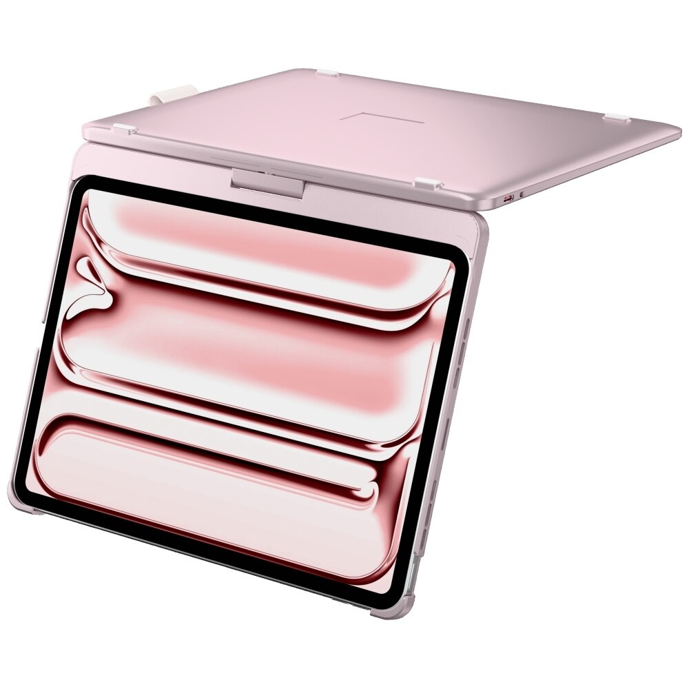 Carcasa cu tastatura Typecase Flexbook Touch compatibila cu iPad Pro 11 inch 2024 / 2025, Roz