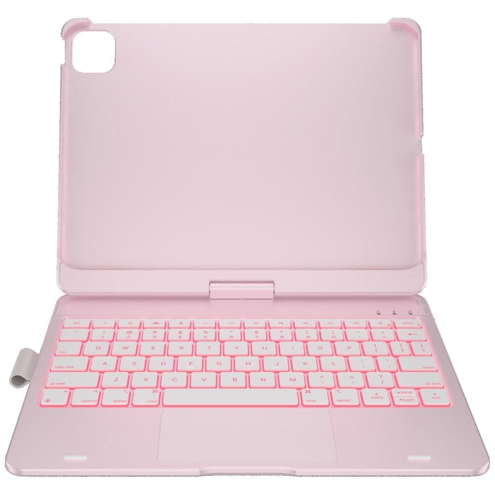 Carcasa cu tastatura Typecase Flexbook Touch compatibila cu iPad Pro 11 inch 2024 / 2025, Roz