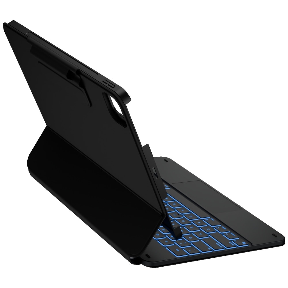 Carcasa cu tastatura Typecase Edge Plus compatibila cu iPad Air 13 inch 2024 / 2025, Negru