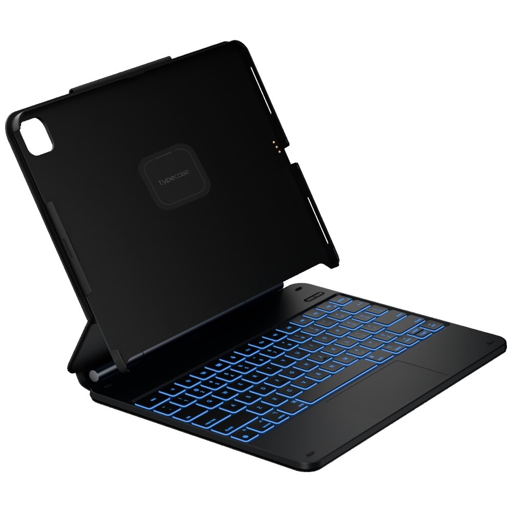 Carcasa cu tastatura Typecase Edge Plus compatibila cu iPad Air 13 inch 2024 / 2025, Negru