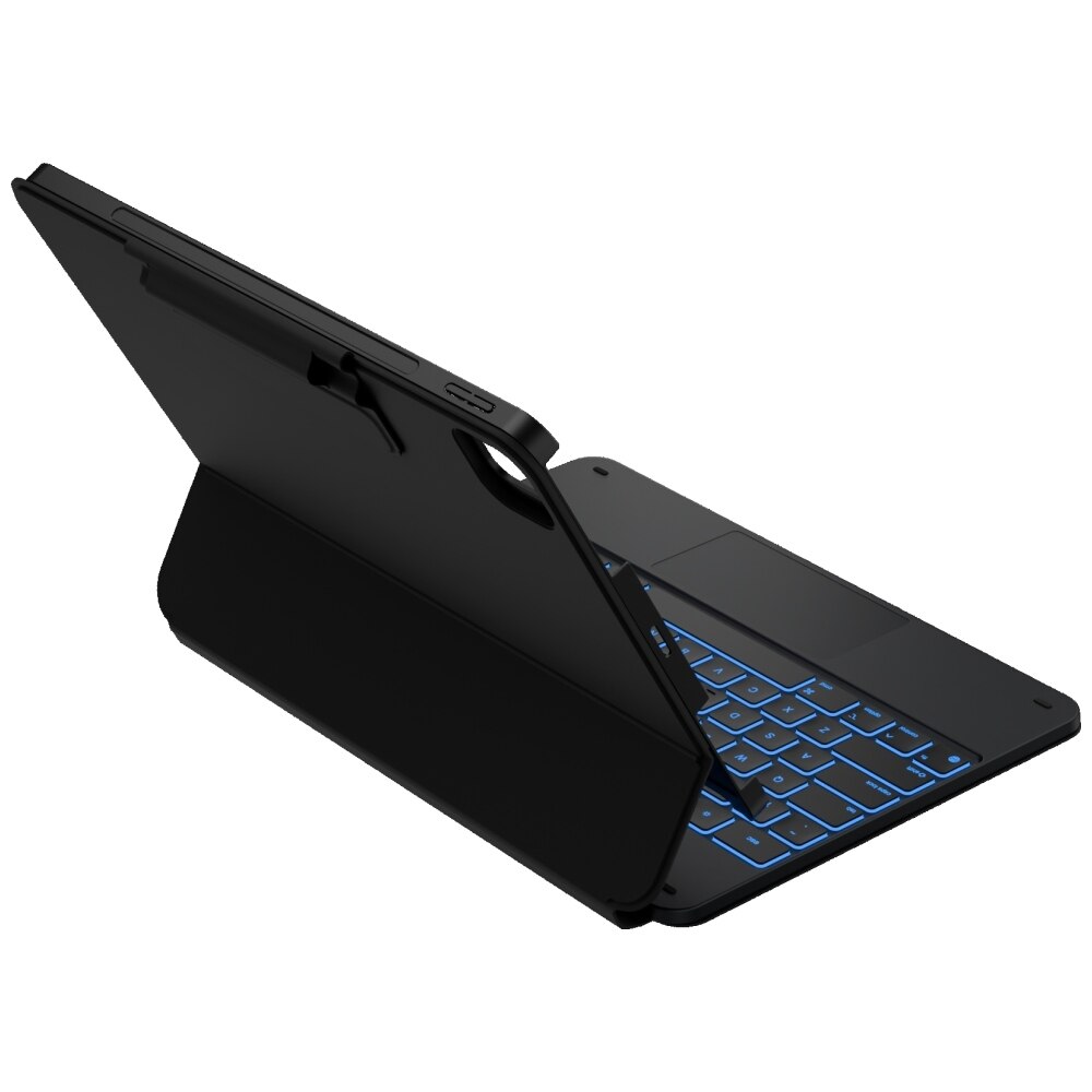 Carcasa cu tastatura Typecase Edge Plus compatibila cu iPad Air 13 inch 2024 / 2025, Negru