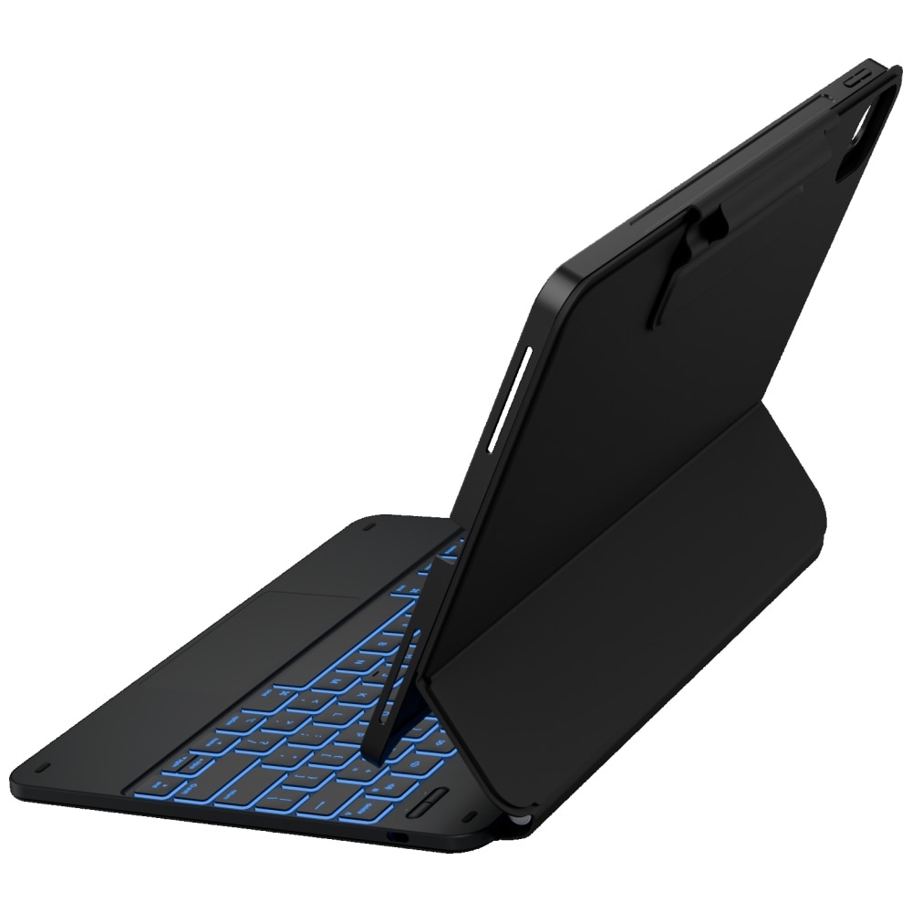 Carcasa cu tastatura Typecase Edge Plus compatibila cu iPad Air 13 inch 2024 / 2025, Negru