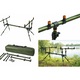 Rod Pod Ajustabil pentru 4 Lansete – Reglabil pe Lungime si Inaltime, Distanta Busbar 22 cm, cu Husa de Transport